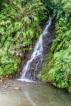 Waterfall near Coroico in Yungas mountains, Bolivia