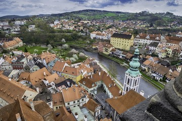 Obraz premium City of Cesky Krumlov in Czech Republic