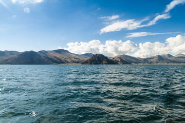Coast of Titicaca lake, Bolivia