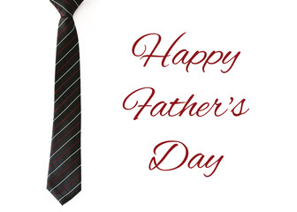 Happy Father's Day Card with a Tie