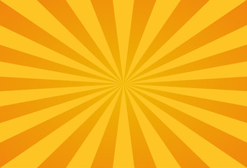 Retro rays comic yellow background raster gradient halftone pop art style