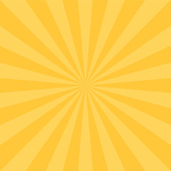 Retro rays comic yellow background raster gradient halftone pop art style