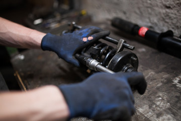 A set of tools for repair in garage