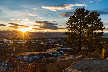 Sunset Over Daniels Gate Park