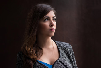 attractive businesswoman portrait headshot