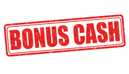 Fototapeta premium Bonus cash sign or stamp