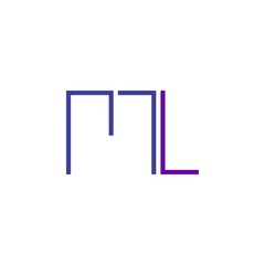 letter m and l logo
