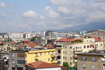 tirana Albania skyline 