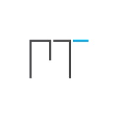 letter m and t logo