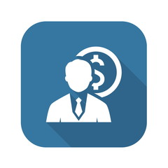 Value Icon. Business Concept. Flat Design.