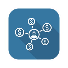 Personal Income Icon. Business Concept.