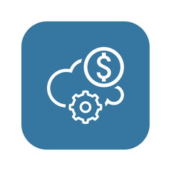 Cloud Mining Icon