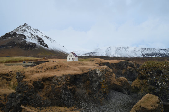 Beautiful Landscape of the Remote Village of Hellnar