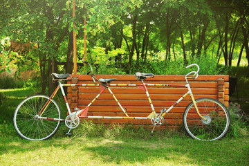 Bicycle tandem outdoor