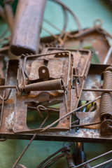 vintage hardware at a flea market
