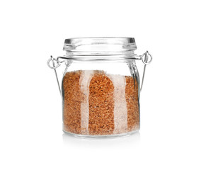 Sugar bowl on white background