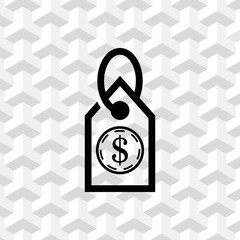 tag icon stock vector illustration flat design