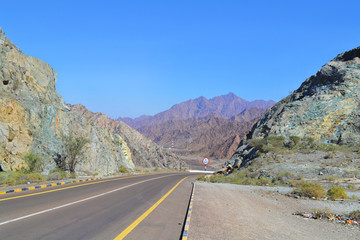 Road in the mountains