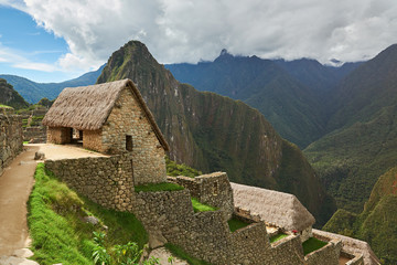 Inca house in Machu Picchu