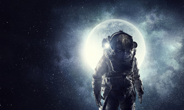 Astronaut in space suit