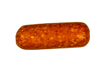 Sausage isolated on white background