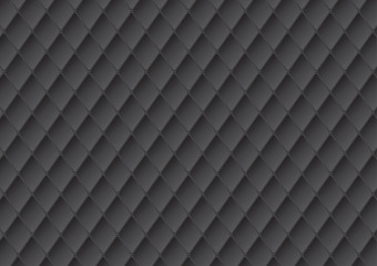Luxury black upholstery texture vector abstract background