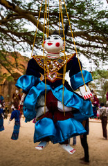 Myanmar puppets