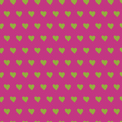 Pattern with hearts