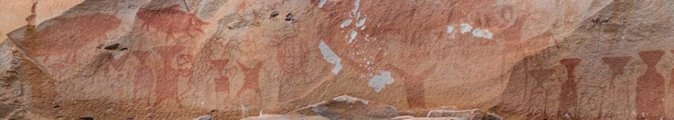 Prehistoric cave painting