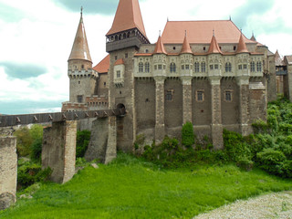 Fototapeta na wymiar Corvin castle in Hunedoara