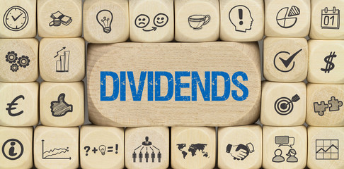 Dividends / Würfel mit Symbole