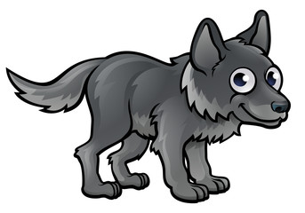Wolf Cartoon Character