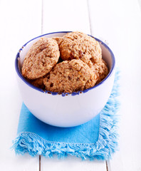 Oat and raisin biscuits