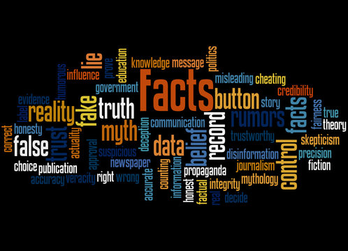 Facts, Word Cloud Concept 2