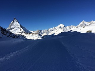 Matterhorn im Schnee