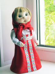Doll of stocking  named 