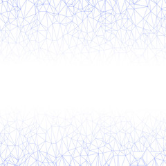 BlueTechnology Background with Molecule Structure. Genetic and Chemical Compounds. Communication Concept. Space and Constellations.