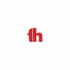th initial letter logo © desbayy