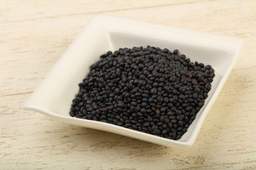 Black lentils