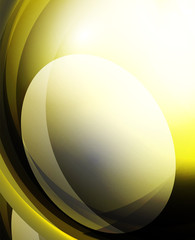 Shiny wave, glass futuristic hi-tech design. Vector abstract background