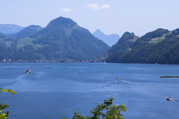 Fototapeta na wymiar Lake Lucerne, Switzerland