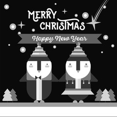 Merry Christmas invitation card