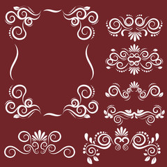 calligraphic design elements 6