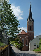 Fototapeta na wymiar St. Georg in Rottenburg an der Laaber