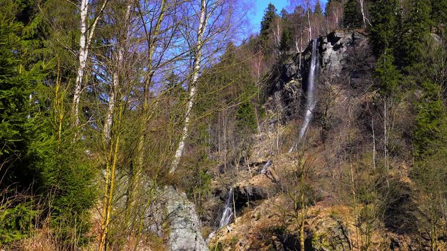 Harz Nationalpark Wasserfall Romkerhall
