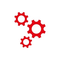 icon gears stock vector illustration