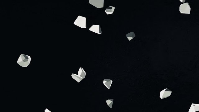 Abstract background with scatter 3d sphere.