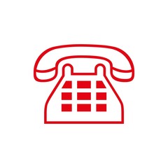 Phone web icon vector