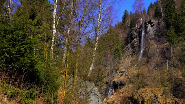 Wasserfall Romkerhall Harz Nationalpark