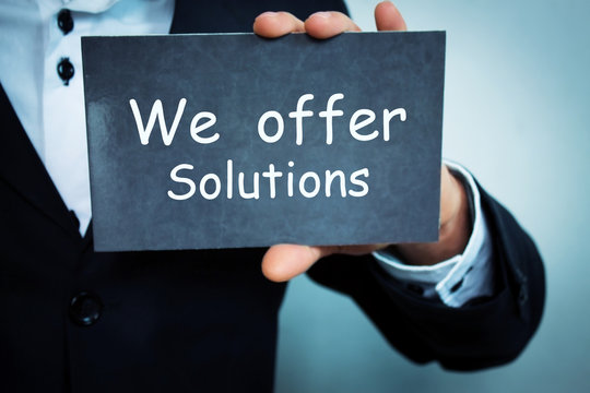 We Offer Solutions